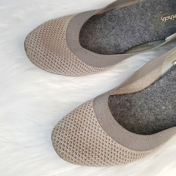 Allbirds Tree Breezers Ballet Flats Slate Gray Knit Comfy Slip-on Shoes Size 9 - Picture 4 of 17